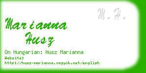 marianna husz business card